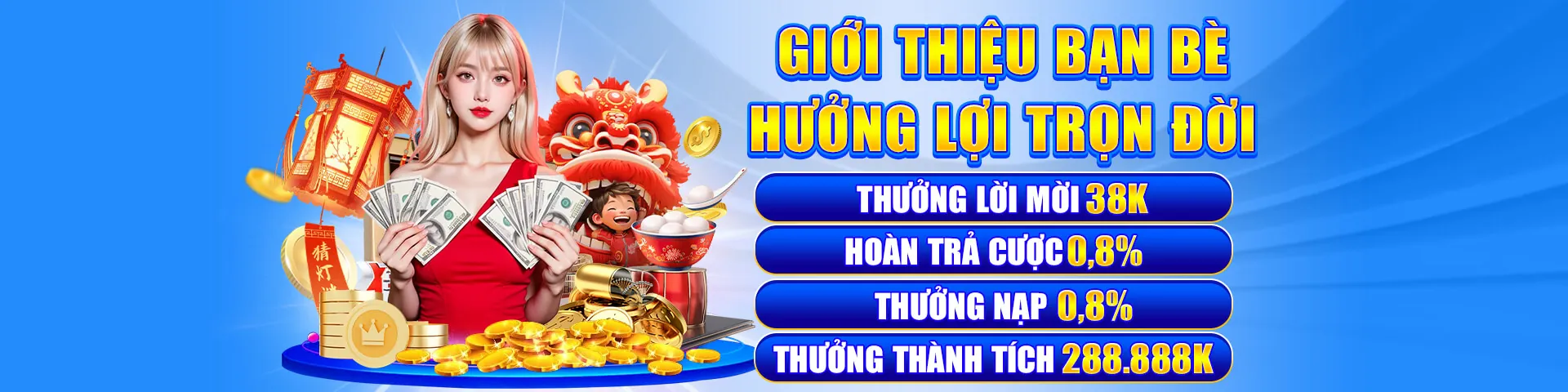 Banner khuyến mãi chính của Tai Game B52